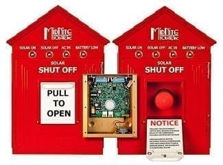 MidNite Solar MNBIRDHOUSE1-RED Emergency Disconnect Switch