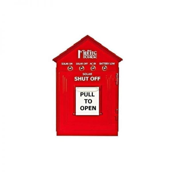 MidNite Solar MNBIRDHOUSE1-RED Emergency Disconnect Switch