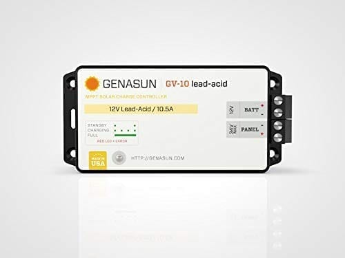 Genasun-GV-10-Pb-12V-10-Amps-12-Volts-140-Watts-MPPT-Solar-Charge-Controller-for-Lead-Acid-B01MST881K