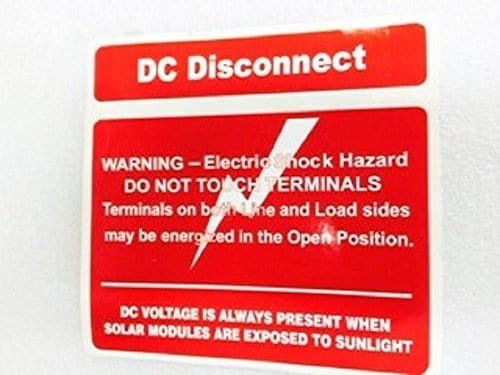 Labels-and-Industrial-Warning-Signs-Caution-Solar-Circ-PVC-Reflect-Labe